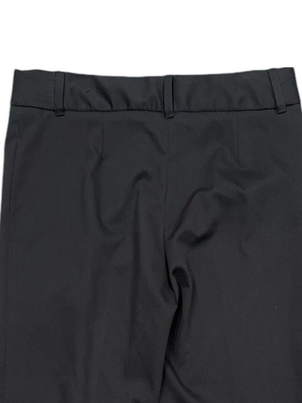 Unlisted Kenneth Cole Size 12 Black Wide Leg Y2K Style Dress Trousers - Picture 5 of 7